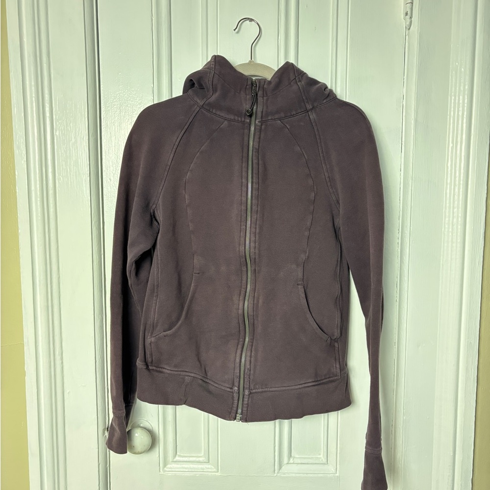 Lululemon Scuba Full-Zip Hoodie Size 10 Purple